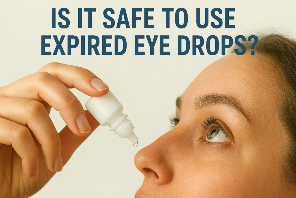 is it safe to use expired eye drops