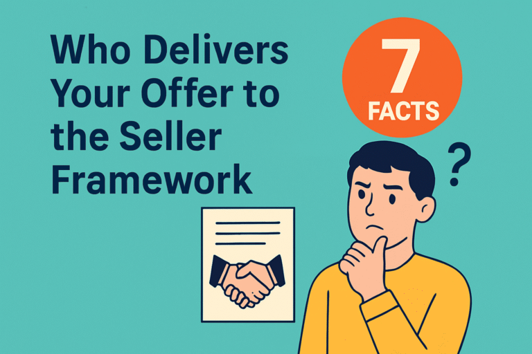 who delivers your offer to the seller framework
