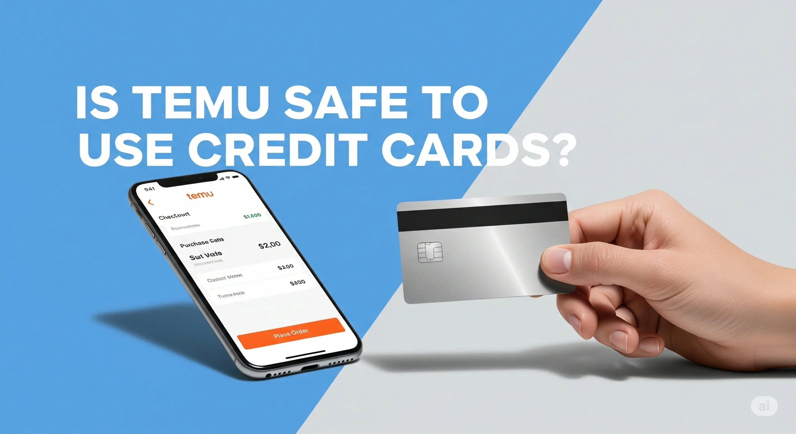Is Temu safe to use credit cards?