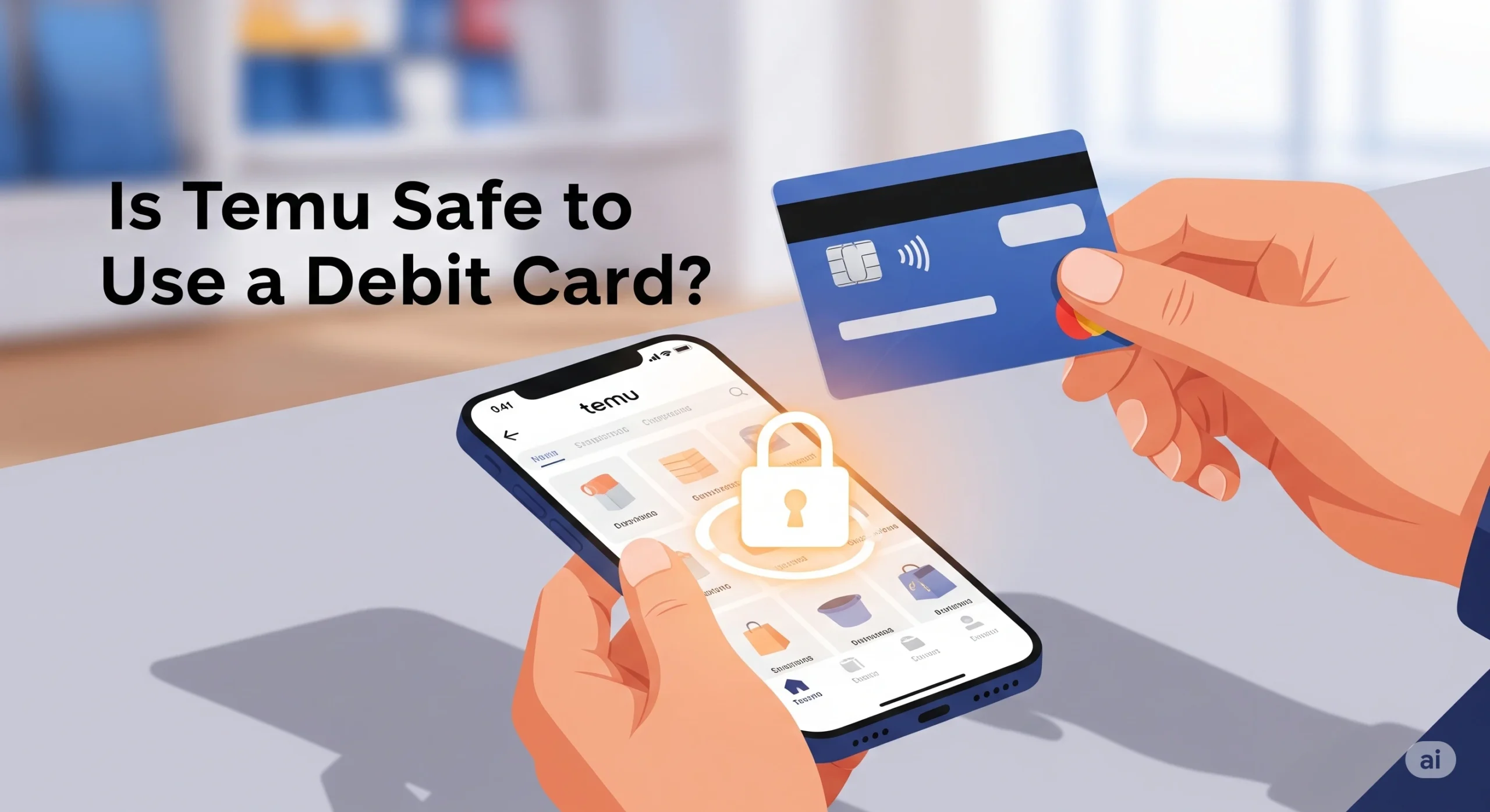 Is Temu safe to use debit card